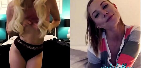  Sexy Aidra Fox fingers pussy with Charlotte Stokely